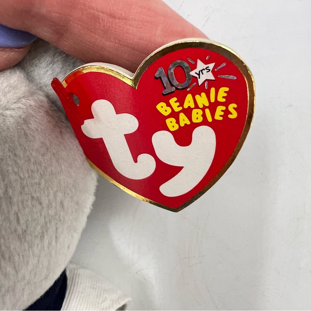 Ty Beanie Babies Collection Ronnie USS Ronald Reagan Bear Beanie Baby Plush - Picture 5 of 16